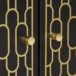 vidaXL Armoire lavabo de salle de bain bois massif de manguier