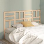 vidaXL Tête de lit 186x4x104 cm Bois massif de pin