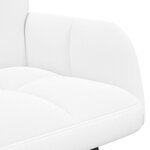 vidaXL Sofa 2 places Blanc 115 x 61 x 87 cm Tissu