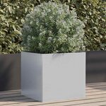 vidaXL Jardinière argenté 42x40x39 cm acier galvanisé