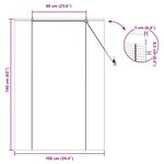 vidaXL Stores et Occultants Naturel 100 x 160 cm Bambou