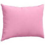 vidaXL Coussins de canapé 2 Pièces Rose 70 x 50 cm tissu