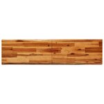 vidaXL Banc avec bord vivant 140 cm bois d'acacia massif