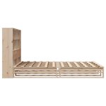 vidaXL Lit bibliothèque sans matelas 150x200 cm bois massif