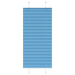 vidaXL Store plissé bleu 55x150 cm largeur du tissu 54 4 cm polyester