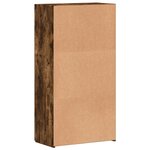 vidaXL Armoire de classement chêne fumé 60x32x115 cm bois d'ingénierie