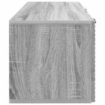 vidaXL Meuble TV mural Sonoma gris 78 5 x 31 x 30 cm Bois d'ingénierie