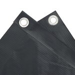 vidaXL Écran d'intimité de balcon anthracite 600x90 cm PVC