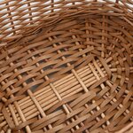 vidaXL Panier à bois de chauffage poignées de transport 56x40x28 cm