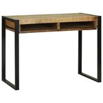 vidaXL Coiffeuse Marron 100 x 50 x 75 cm Bois de manguier massif