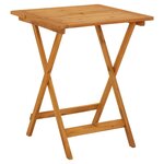 vidaXL Ensemble de bistro 3 Pièces beige polypropylène et bois massif