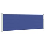 vidaXL Auvent latéral rétractable de patio 100x300 cm Bleu