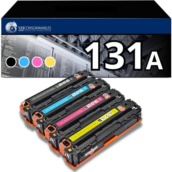 Pack 4 toners compatible HP 131A / HP131X (BK+C+M+Y)