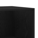 vidaXL Armoire Chêne noir 50 x 50 x 200 cm Bois d'ingénierie