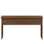 vidaXL Table basse Chêne marron 102x50 5x52 5 cm Bois d'ingénierie