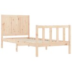 vidaXL Cadre de lit sans matelas 100x200 cm bois massif de pin