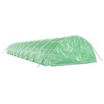vidaXL Serre avec cadre en acier vert 100 m² 20x5x2 3 m
