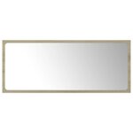 vidaXL Miroir de salle de bain Chêne sonoma 90x1 5x37 cm Aggloméré