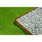 Nature Bordures de jardin 3 Pièces 91 4x10 2 cm acier corten