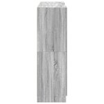 vidaXL Ensemble d'armoires de cuisine 3 Pièces sonoma gris