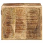vidaXL Meuble TV Marron 60 x 30 x 25 cm Bois de manguier massif