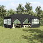 vidaXL Tente de fête Anthracite  Blanc 600 x 400 x 266 cm