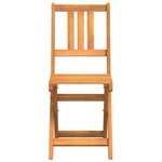 vidaXL Chaises de jardin pliantes 8 Pièces 36x46x86 cm Bois d'acacia massif