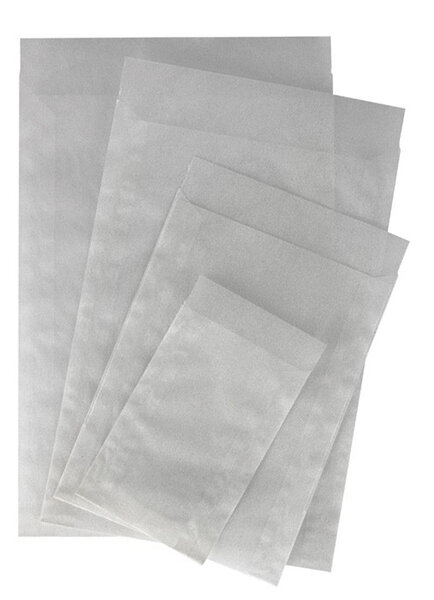 Pochettes Cristal 105 x 150 mm avec 14 mm de rabat