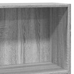 vidaXL Bibliothèque sonoma gris 80x30x77 cm bois d'ingénierie