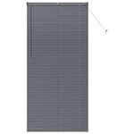 vidaXL Store de Fenêtre Gris foncé 100 x 220 cm Aluminium