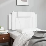 vidaXL Coussin de tête de lit Viana blanc 100 cm similicuir