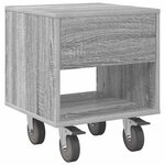 vidaXL Table de chevet 2 Pièces Gris Sonoma 40 5 x 40 x 48 cm