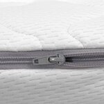 vidaXL Sur-matelas 90 x 200 cm Mousse à mémoire de forme Visco 6 cm