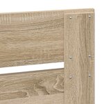 vidaXL Tête de lit Chêne Sonoma 80 cm Bois d'ingénierie