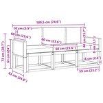 vidaXL Ensemble de canapés d'extérieur 3 pc Naturel et gris clair