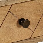 vidaXL Bureau avec tiroirs Bois solide de manguier 110x50x76 cm