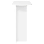 vidaXL Table console Blanc 100 x 39 5 x 75 cm Bois d'ingénierie