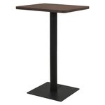 vidaXL Table de bistro Cendre foncé 78 5x78 5x107 cm