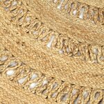 vidaXL Tapis fait à la main Jute tressée 180 cm