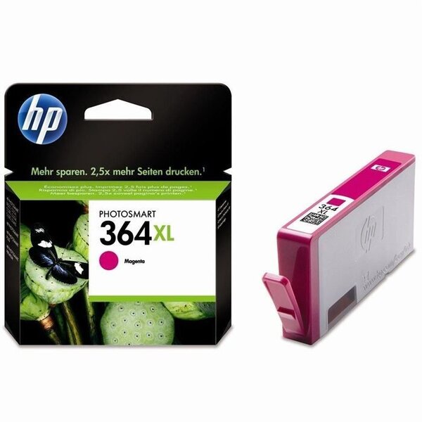 Hp 364xl cartouche d'encre magenta grande capacité authentique pour hp deskjet 3070a et hp photosmart 5525/6525 (cb324ee)