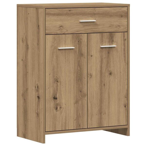 vidaXL Armoire de salle de bain chêne artisanal 60x33x80 cm