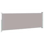 vidaXL Auvent latéral rétractable 160 x 500 cm Gris