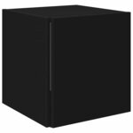 vidaXL Table d'appoint Noir 33x33x34 5 cm Aggloméré