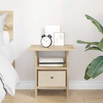 vidaXL Table de chevet Chêne Sonoma 41 x 40 x 45 cm Bois d'ingénierie