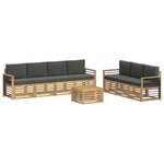 vidaXL Ensembles de canapés 8 pc
