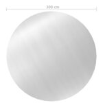vidaXL Couverture de piscine Argenté 300 cm PE
