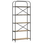vidaXL Étagère chêne artisanal 80 x 30 x 183 cm Bois d'ingénierie