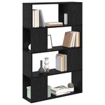 vidaXL Ensemble meuble TV Noir 80 x 24 x 125 cm Bois d'ingénierie