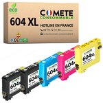 5 Cartouches 604 XL Epson Compatibles Comete, Entreprise Française