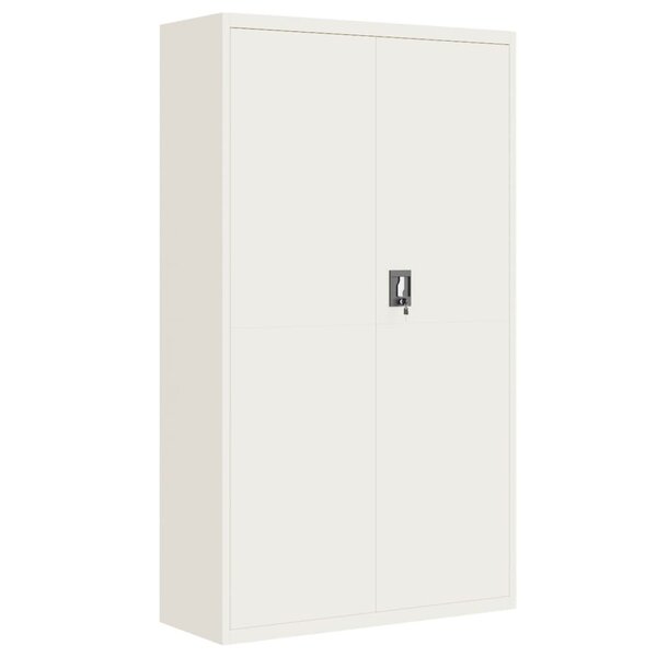 vidaXL Classeur blanc 105x40x180 cm acier